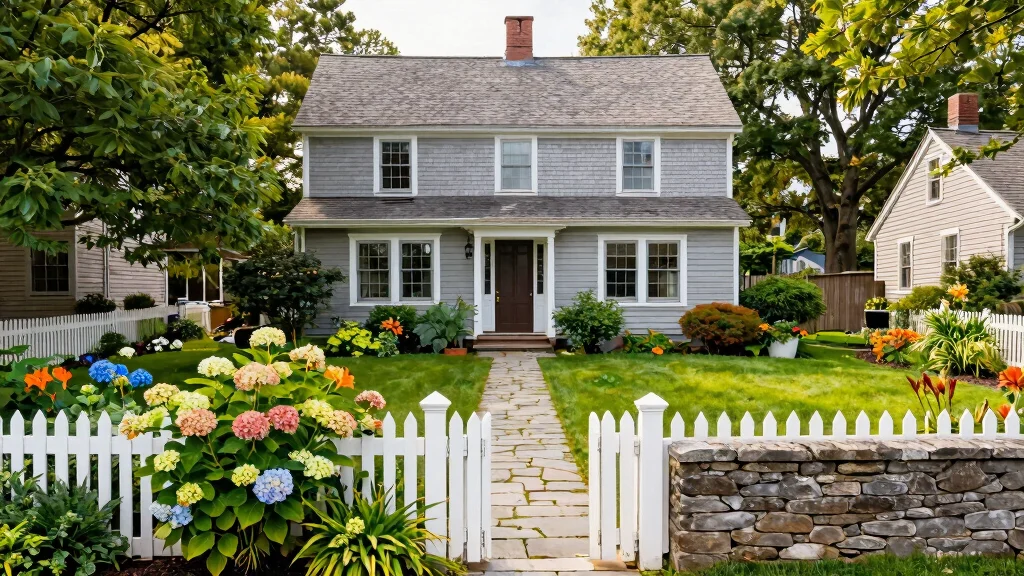 7 New England Front Yard Landscaping Ideas That Capture Everything Charming About the Region