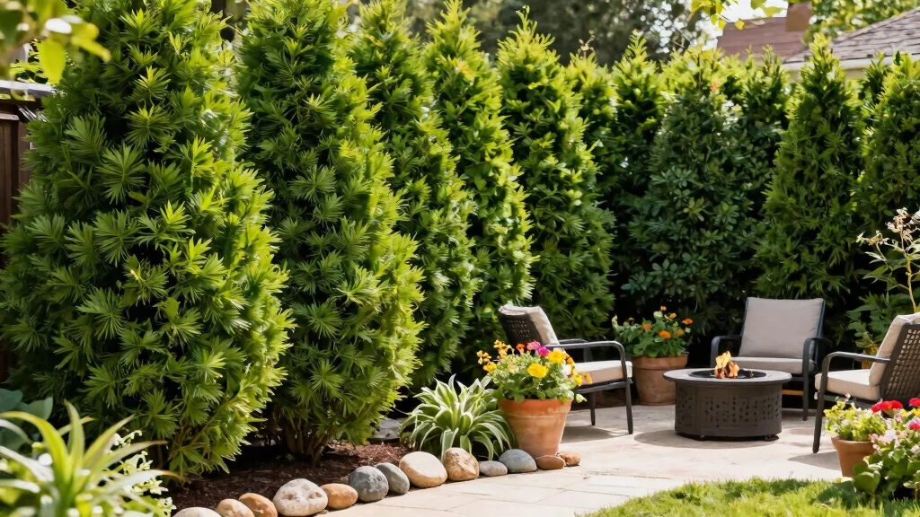 9 Emerald Green Arborvitae Landscaping Ideas That Create the Most Beautiful Living Privacy Wall