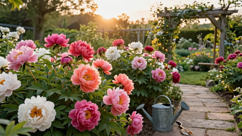 9 Peony Garden Landscaping Ideas That Fill Your Yard With the Most Romantic Blooms of the Season